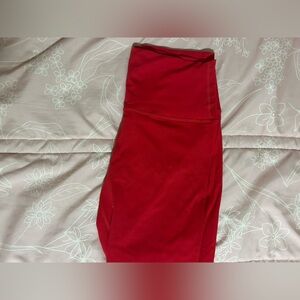 Women's Red Leggings